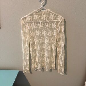 Elegant Cream Lace Too